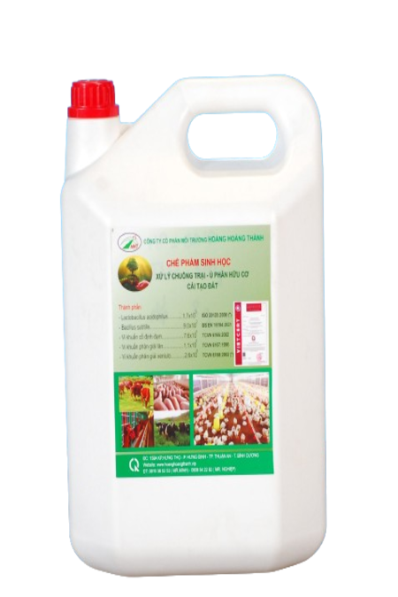 Chế Phẩm Sinh Học Xử Lý Chuồng Trại, Ủ Phân Hữu Cơ, Cải Tạo Đất 5 lít